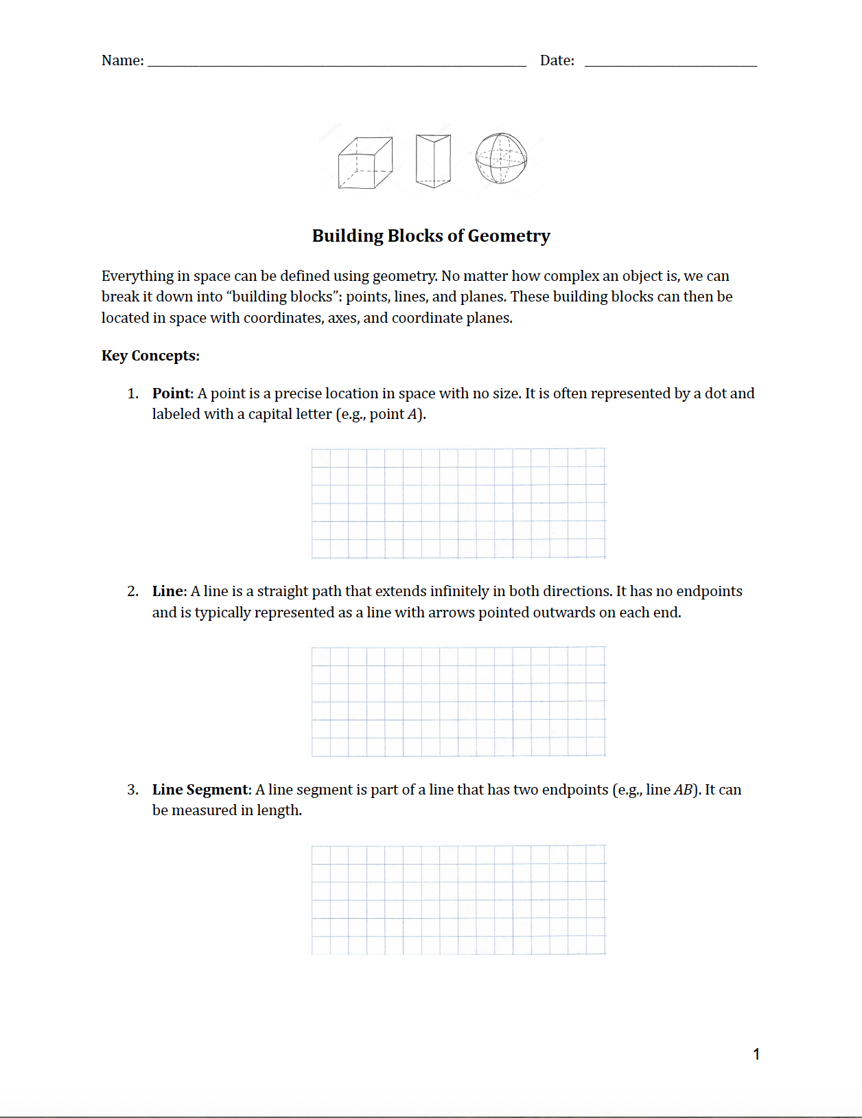 Preview of Building Blocks of Geometry
